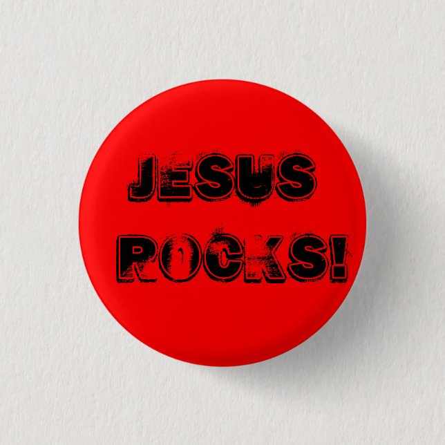 Badge Rond 2,50 Cm Roches de Jésus ! - Customisé - coutume… - (Devant)