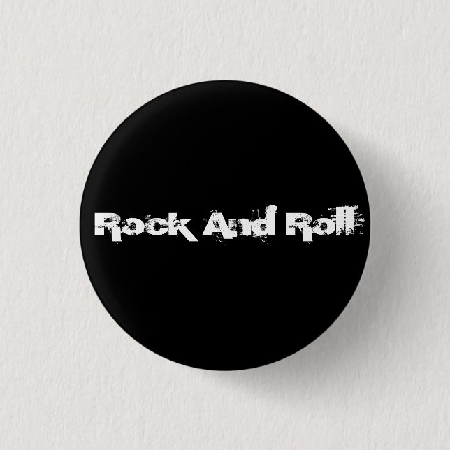 Badge Rond 2,50 Cm Rock (Devant)