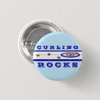 Badge Rond 2,50 Cm Rocks de curling