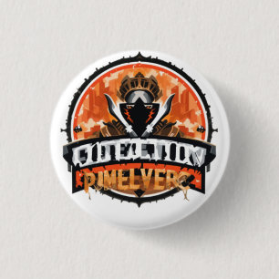 Badge Rond 2,50 Cm Roi de la Rébellion : L'Ascension du Guerrier Masq