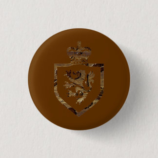 Badge Rond 2,50 Cm Roi de lion - bouton carré