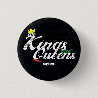 Badge Rond 2,50 Cm Rois et bouton de la Reine (Casserole-Tri couleur)