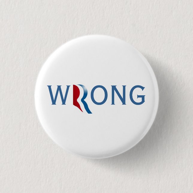 Badge Rond 2,50 Cm Romney Ryan 2012 - bouton faux (Devant)
