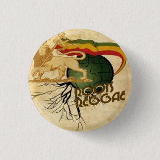 Badge Rond 2,50 Cm Roots Rasta plaque