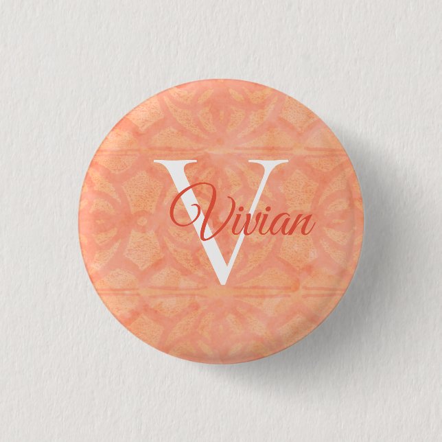 Badge Rond 2,50 Cm rose (Devant)