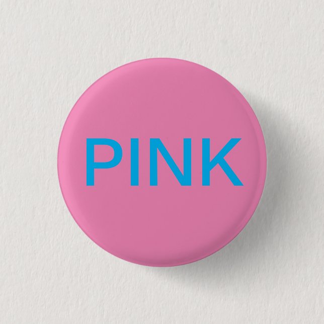 BADGE ROND 2,50 CM ROSE (Devant)