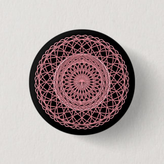 Badge Rond 2,50 Cm Rose 1