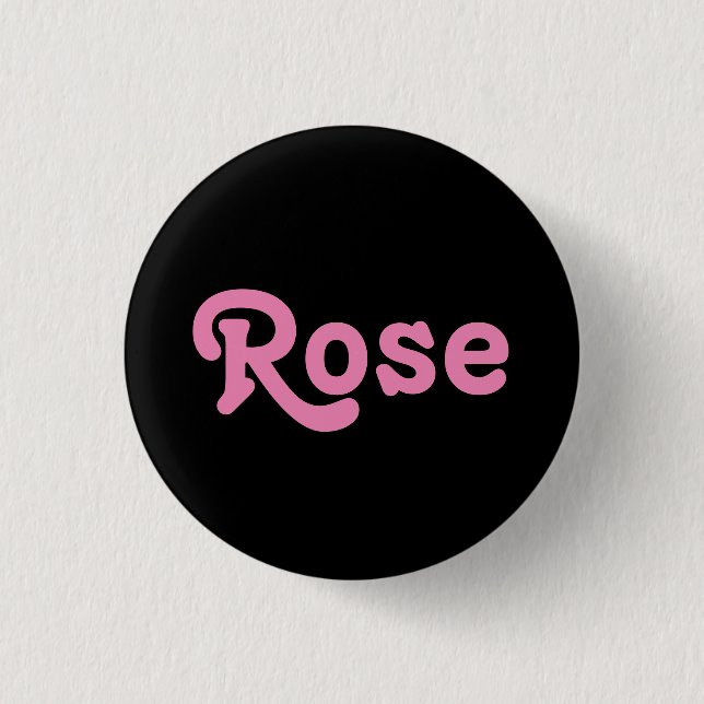 Badge Rond 2,50 Cm Rose de boutons (Devant)