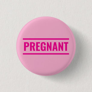 Badge Rond 2,50 Cm Rose enceinte