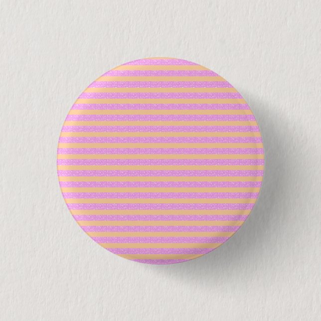 Badge Rond 2,50 Cm Rose Géométrique  (Devant)