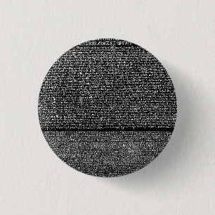 Badge Rond 2,50 Cm Rosetta Stone