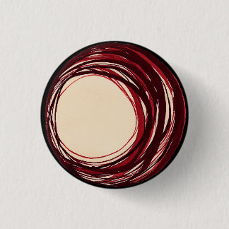 Badge Rond 2,50 Cm Rouge de bouton de perle de prière