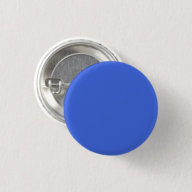 Badge Rond 2,50 Cm Royal Blue Custom Pinback Button (Devant & derrière)