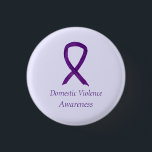 Badge Rond 2,50 Cm Ruban de sensibilisation à la violence domestique<br><div class="desc">La cause de violence domestique utilise un ruban violet. La broche à ruban de sensibilisation présente la peinture d'un ruban de conscience violet sur un pendentif à bouton personnalisé. Le pendentif de sensibilisation note "Sensibilisation à la violence domestique". Les épingles ou boutons d'un ruban de sensibilisation violet peuvent être customisés...</div>