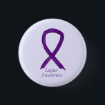Badge Rond 2,50 Cm Ruban de sensibilisation violet Lupus Épingle d'ar<br><div class="desc">La cause de conscience du lupus utilise un ruban violet. La broche à ruban de sensibilisation présente la peinture d'un ruban de conscience violet sur un pendentif à bouton personnalisé. Le pendentif de sensibilisation note "Lupus Awareness". Les épingles ou boutons d'un ruban de sensibilisation violet peuvent être customisés de messages...</div>