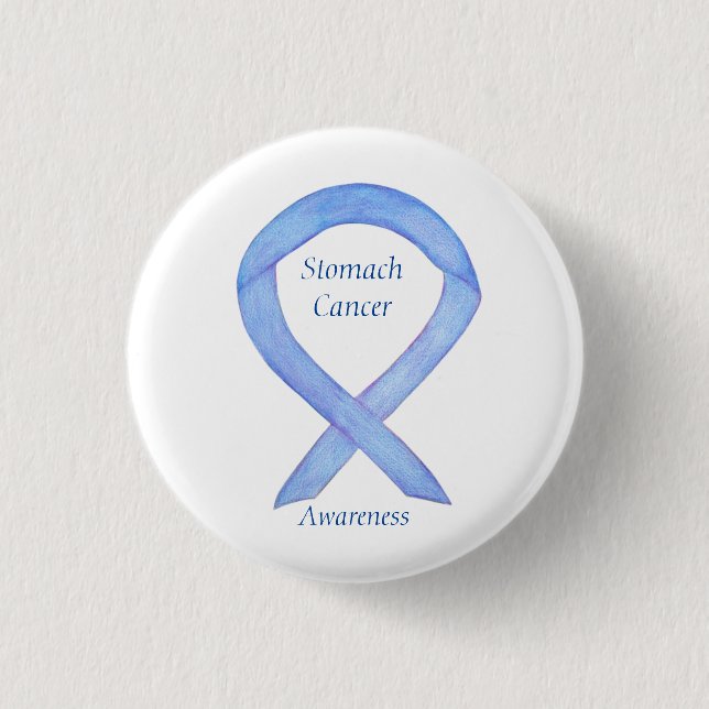 Badge Rond 2,50 Cm Ruban personnalisé de sensibilisation au cancer de (Devant)