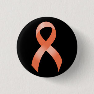 Badge Rond 2,50 Cm Ruban utérin de pêche de Cancer