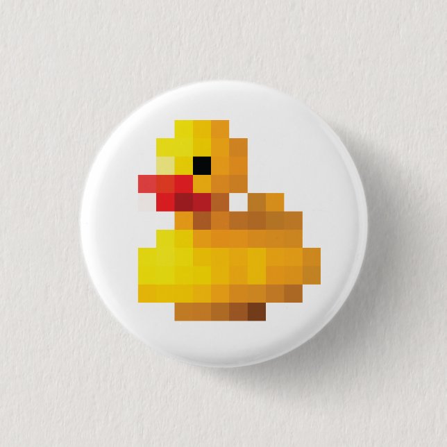Badge Rond 2,50 Cm Rubber Ducky (Devant)