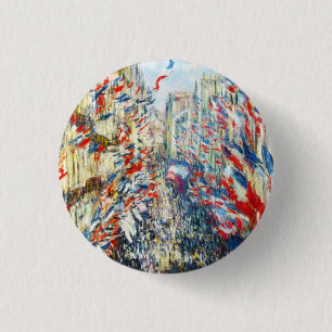 Badge Rond 2,50 Cm Rue Montorgueil, Paris, Festival de Juin