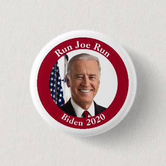 Badge Rond 2,50 Cm Run Joe Run - Joe Biden - 2020
