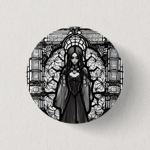 Badge Rond 2,50 Cm Sac fourre-tout de fille Goth Art foncé
