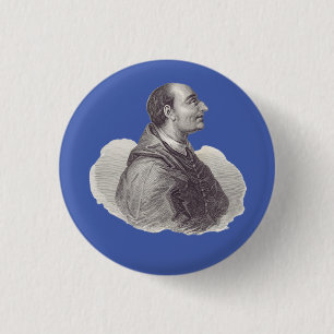 Badge Rond 2,50 Cm Saint Charles Borromée Patron des Séminaristes Art