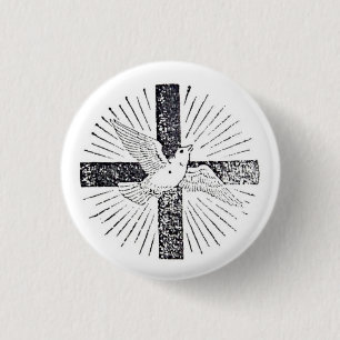 Badge Rond 2,50 Cm Saint-Esprit 1" bouton