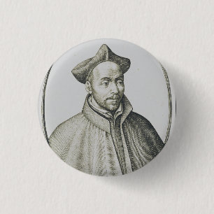 Badge Rond 2,50 Cm Saint Ignace de Loyola Fondateur des Jésuites