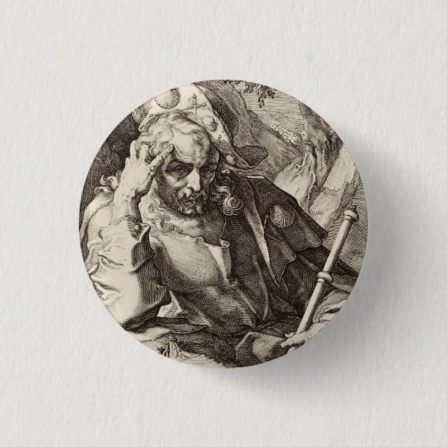 Badge Rond 2,50 Cm Saint Jacques le Grand l'Apôtre (Devant)