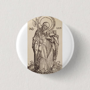 Badge Rond 2,50 Cm Saint Matthieu du Christ et des Apôtres