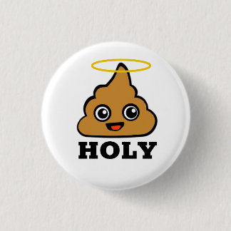 Badge Rond 2,50 Cm Saint Poop