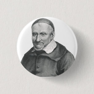 Badge Rond 2,50 Cm Saint Vincent de Paul