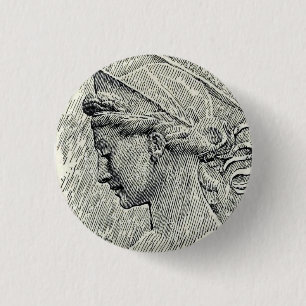 Badge Rond 2,50 Cm Sainte Cécile vierge et martyre