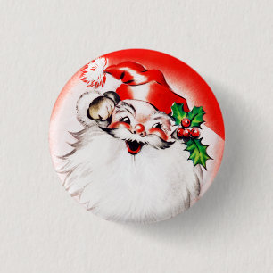 Badge Rond 2,50 Cm Salutations gaies de Noël
