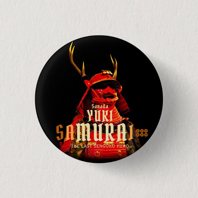 Badge Rond 2,50 Cm SANADA YUKIMURA (version normale) (Devant)