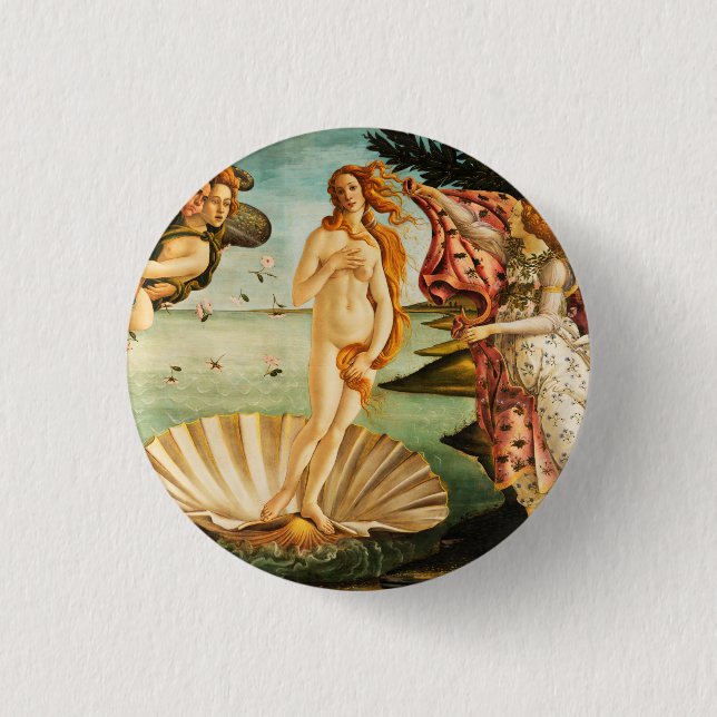 Badge Rond 2,50 Cm Sandro Botticelli La naissance de Vénus Art (Devant)