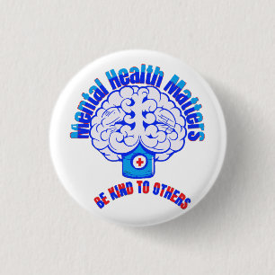 Badge Rond 2,50 Cm Santé mentale