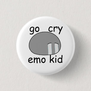 Badge Rond 2,50 Cm Sautent le bouton de Dango d'enfant d'Emo de cri