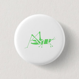 Badge Rond 2,50 Cm Sauterelle verte