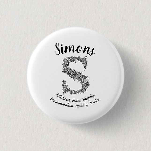 Badge Rond 2,50 Cm SBS - Simons - Merch (Devant)