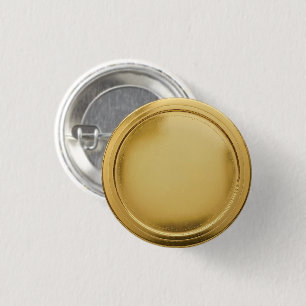 Badge Rond 2,50 Cm Sceau de feuille d'or 3D Médaille d'excellence élé