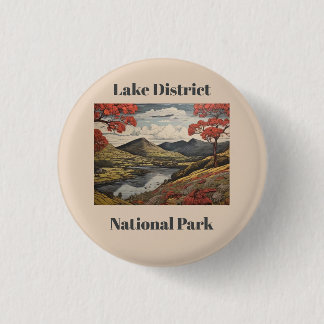 Badge Rond 2,50 Cm Scène Lakeland Customisée
