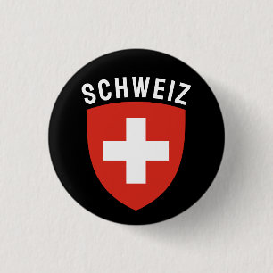 Badge Rond 2,50 Cm Schweiz (Suisse germanophone)
