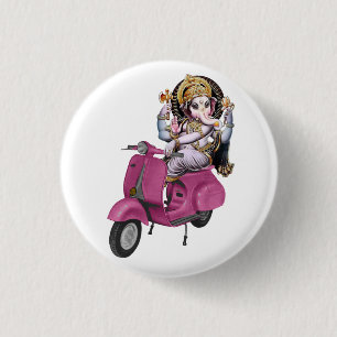 Badge Rond 2,50 Cm Scooter II de Ganesh