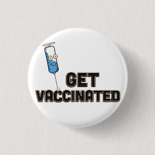Badge Rond 2,50 Cm Se faire vacciner