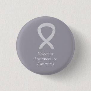 Badge Rond 2,50 Cm Sensibilisation à la mémoire de l'Holocauste Ép