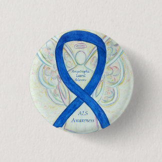 Badge Rond 2,50 Cm Sensibilisation à la sclérose latérale amyotrophiq