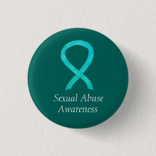Badge Rond 2,50 Cm Sensibilisation à la violence sexuelle Pince à r