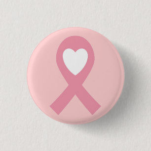 Badge Rond 2,50 Cm Sensibilisation au cancer du sein