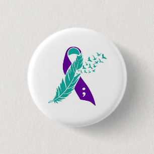 Badge Rond 2,50 Cm Sensibilisation au suicide